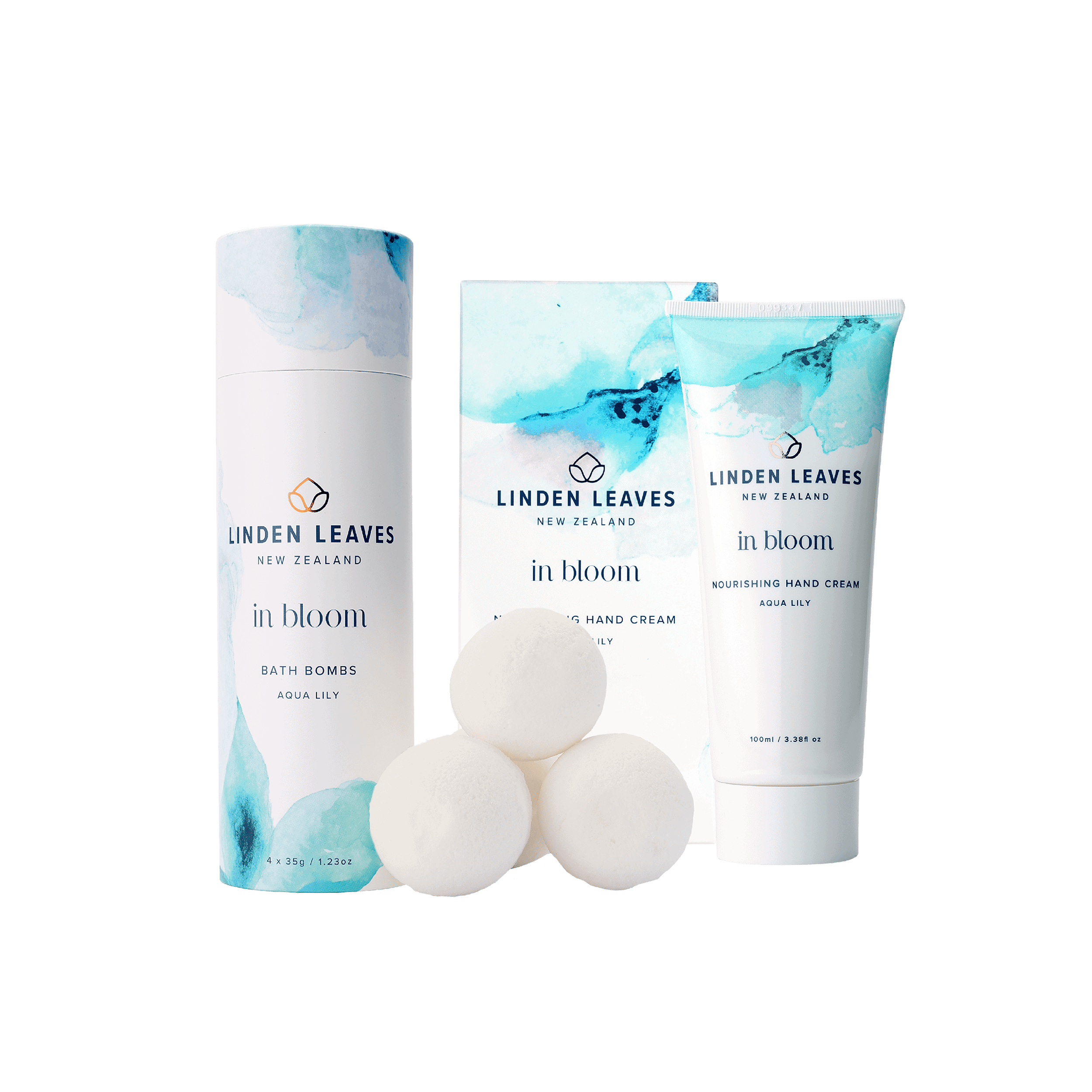 Aqua Liliy Hand Cream and Bath Bombs