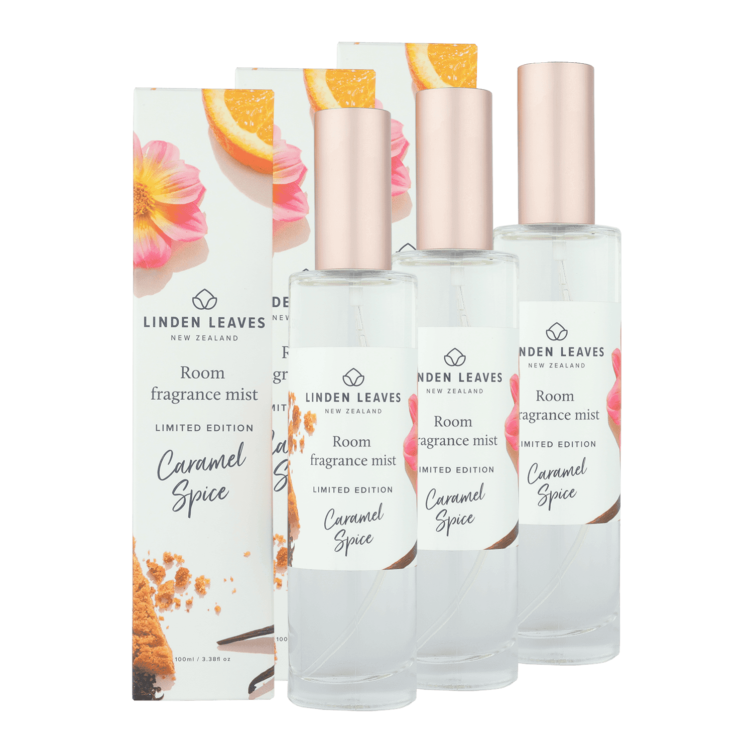 Caramel Spice Room Fragrance Mist (Colourful) Multibuy