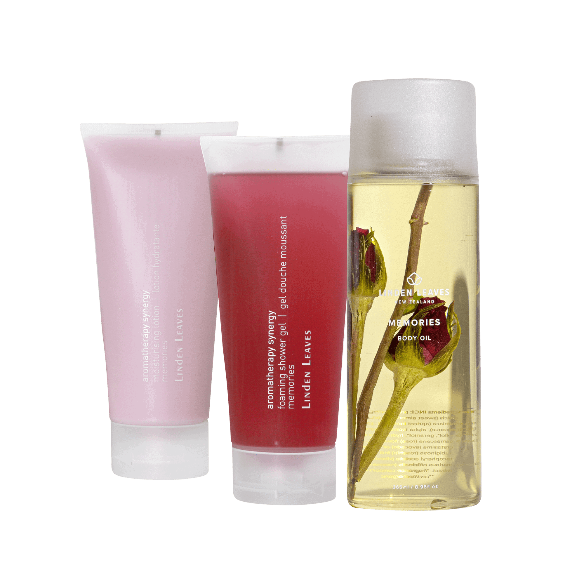 Memories Body Oil, Gel, Lotion Bundle
